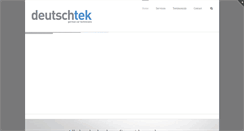 Desktop Screenshot of deutschtek.co.uk