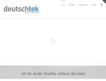 Tablet Screenshot of deutschtek.co.uk